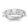 Load image into Gallery viewer, 5-carat-round-5-stone-diamond-anniversary-wedding-band-in-white-gold-FDENS141ROBANGLE5-5.00CT-NL-WG