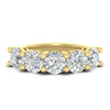Load image into Gallery viewer, 5-carat-round-5-stone-diamond-anniversary-wedding-band-in-yellow-gold-FDENS141ROB-5.00CT-NL-YG