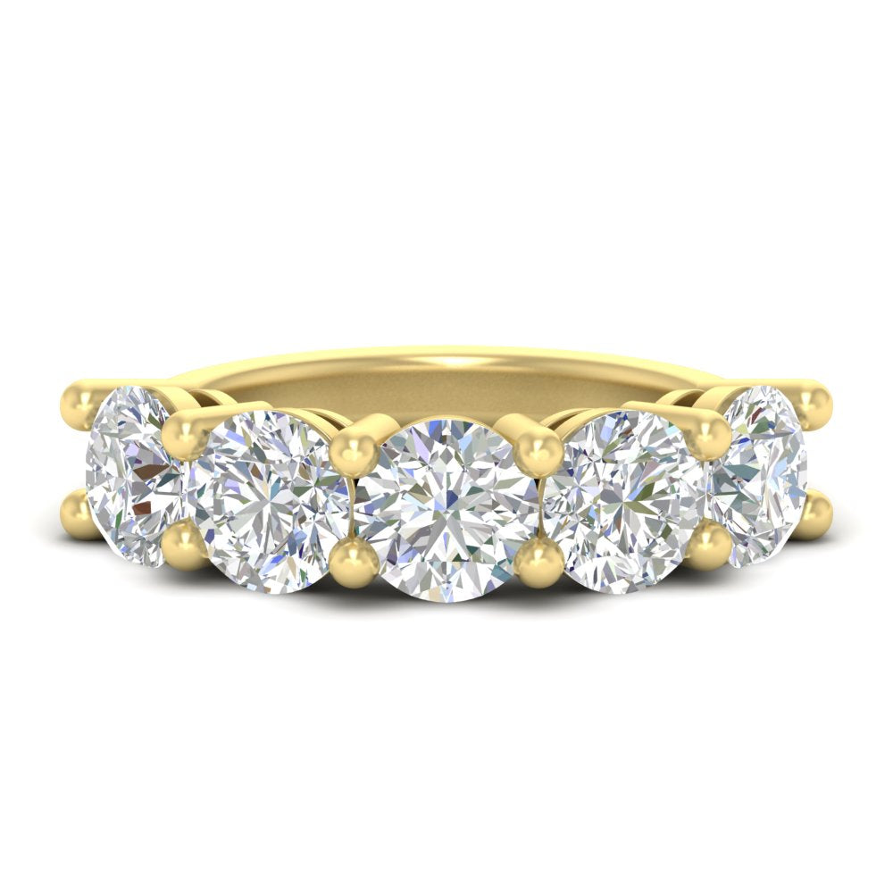 5-carat-round-5-stone-diamond-anniversary-wedding-band-in-yellow-gold-FDENS141ROB-5.00CT-NL-YG