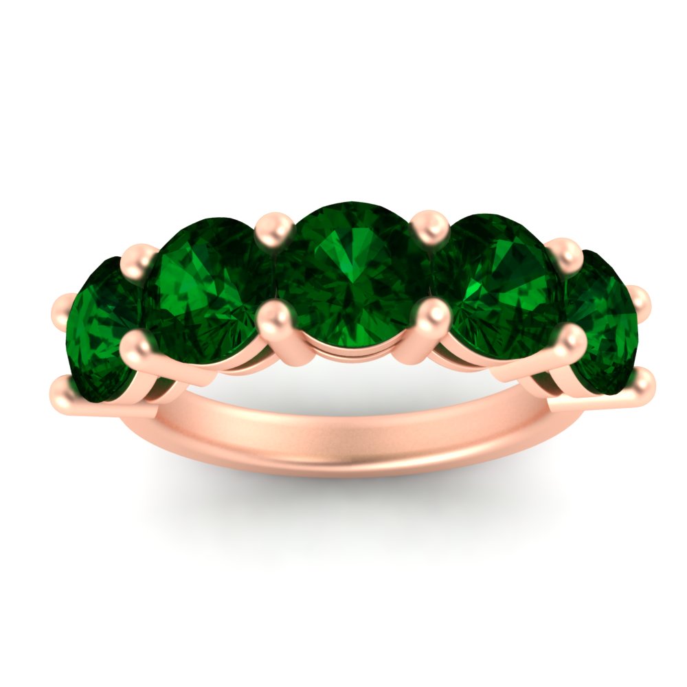 5-carat-round-5-stone-emerald-colored-anniversary-wedding-band-in-rose-gold-FDENS141ROBGEMGRANGLE5-5.00CT-NL-RG-GS