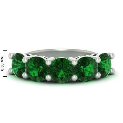5-carat-round-5-stone-emerald-colored-anniversary-wedding-band-in-white-gold-FDENS141ROBGEMGR-5.00CT-NL-WG-HW-GS