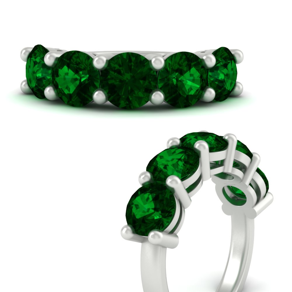 5-carat-round-5-stone-emerald-colored-anniversary-wedding-band-in-white-gold-FDENS141ROBGEMGRANGLE3-5.00CT-NL-WG-GS