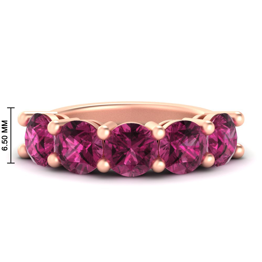 5-carat-round-5-stone-pink-sapphire-colored-anniversary-wedding-band-in-rose-gold-FDENS141ROBGSADRPI-5.00CT-NL-RG-HW-GS