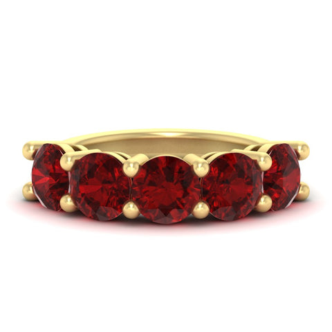 5-carat-round-5-stone-ruby-colored-anniversary-wedding-band-in-yellow-gold-FDENS141ROBGRUDR-5.00CT-NL-YG-GS