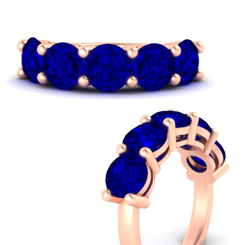 5-carat-round-5-stone-sapphire-colored-anniversary-wedding-band-in-rose-gold-FDENS141ROBGSABLANGLE3-5.00CT-NL-RG-GS