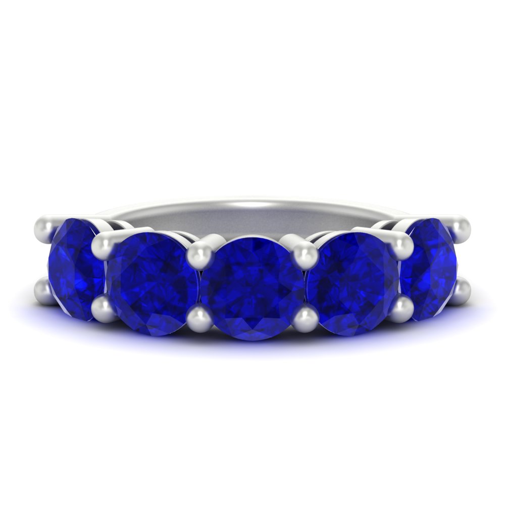 5-carat-round-5-stone-sapphire-colored-anniversary-wedding-band-in-white-gold-FDENS141ROBGSABL-5.00CT-NL-WG-GS