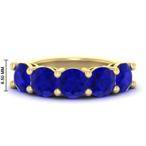 5-carat-round-5-stone-sapphire-colored-anniversary-wedding-band-in-yellow-gold-FDENS141ROBGSABL-5.00CT-NL-YG-HW-GS