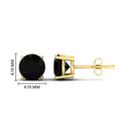 Load image into Gallery viewer, 5-carat-round-black-diamond-stud-earring-for-women-in-yellow-gold-fdear10411rogblackangle2-5.00ct-nl-yg-hw_efd31e09-acc2-4429-a353-571b5c45223c.jpg?v=1765339397
