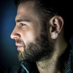 Load image into Gallery viewer, 5 Carat Round Cut Mens Earring