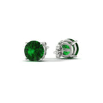 Load image into Gallery viewer, 5-carat-round-emerald-stud-earring-for-women-in-white-gold-fdear10411rogemgrangle4-5.00ct-nl-wg_6e023fb3-c888-4d97-9065-0efb50e906ac.jpg?v=1765339407
