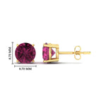 Load image into Gallery viewer, 5-carat-round-pink-sapphire-stud-earring-for-women-in-yellow-gold-fdear10411rogsadrpiangle2-5.00ct-nl-yg-hw_0b9ff86a-f5cd-4cf3-9dbd-dc3c96833bda.jpg?v=1765339412
