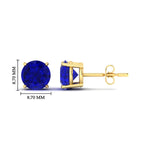 Load image into Gallery viewer, 5-carat-round-sapphire-stud-earring-for-women-in-yellow-gold-fdear10411rogsablangle2-5.00ct-nl-yg-hw_ea04ffae-b5cf-4398-af9b-748fed4c64a8.jpg?v=1765339402
