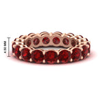 Load image into Gallery viewer, 5-carat-ruby-eternity-band-ring-in-rose-gold-FD11249ROBGRUDR-5.00CT-NL-RG-HW
