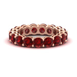 Load image into Gallery viewer, 5-carat-ruby-eternity-band-ring-in-rose-gold-FD11249ROBGRUDR-5.00CT-NL-RG
