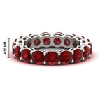 Load image into Gallery viewer, 5-carat-ruby-eternity-band-ring-in-white-gold-FD11249ROBGRUDR-5.00CT-NL-WG-HW
