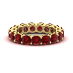 Load image into Gallery viewer, 5-carat-ruby-eternity-band-ring-in-yellow-gold-FD11249ROBGRUDR-5.00CT-NL-YG
