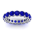 Load image into Gallery viewer, 5-carat-sapphire-eternity-band-ring-in-white-gold-FD11249ROBGSABLANGLE5-5.00CT-NL-WG
