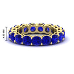 Load image into Gallery viewer, 5-carat-sapphire-eternity-band-ring-in-yellow-gold-FD11249ROBGSABL-5.00CT-NL-YG-HW
