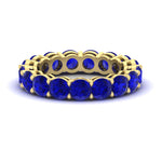 Load image into Gallery viewer, 5-carat-sapphire-eternity-band-ring-in-yellow-gold-FD11249ROBGSABL-5.00CT-NL-YG
