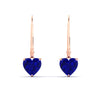 Load image into Gallery viewer, 5-carat-sapphire-heart-shape-stud-dangle-earrings-in-rose-gold-fdear11236htgsablangle2-5.00ct-nl-rg.jpg?v=1768537022