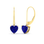Load image into Gallery viewer, 5-carat-sapphire-heart-shape-stud-dangle-earrings-in-yellow-gold-fdear11236htgsablangle1-5.00ct-nl-yg.jpg?v=1768537022