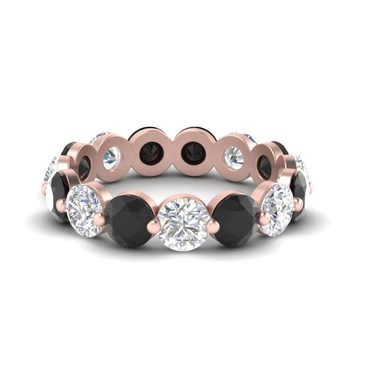 5 Ct Round Cut Diamond Eternity Ring Common Prong