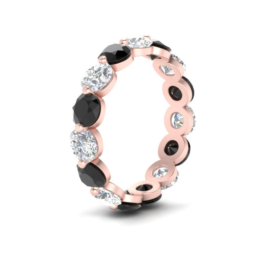 5 Ct Round Cut Diamond Eternity Ring Common Prong