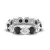 Load image into Gallery viewer, 5 Ct Round Cut Diamond Eternity Ring Common Prong