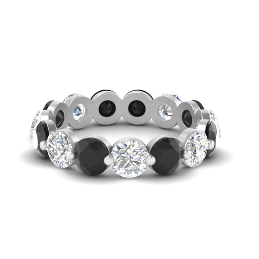 5 Ct Round Cut Diamond Eternity Ring Common Prong