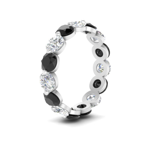 5 Ct Round Cut Diamond Eternity Ring Common Prong