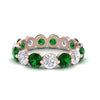 Load image into Gallery viewer, 5 Ct Round Cut Diamond Eternity Ring Common Prong