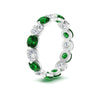 Load image into Gallery viewer, 5 Ct Round Cut Diamond Eternity Ring Common Prong