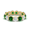 Load image into Gallery viewer, 5 Ct Round Cut Diamond Eternity Ring Common Prong