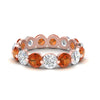 Load image into Gallery viewer, 5 Ct Round Cut Diamond Eternity Ring Common Prong