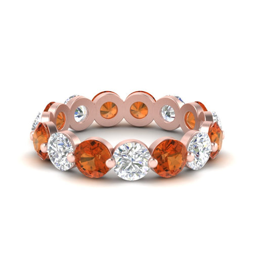 5 Ct Round Cut Diamond Eternity Ring Common Prong