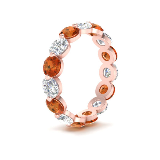 5 Ct Round Cut Diamond Eternity Ring Common Prong