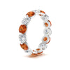 Load image into Gallery viewer, 5 Ct Round Cut Diamond Eternity Ring Common Prong