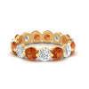 Load image into Gallery viewer, 5 Ct Round Cut Diamond Eternity Ring Common Prong