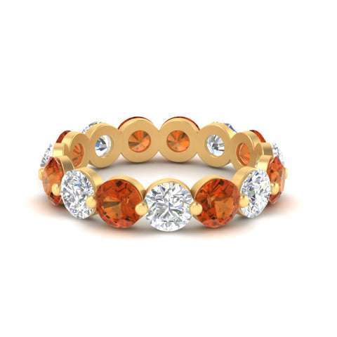 5 Ct Round Cut Diamond Eternity Ring Common Prong