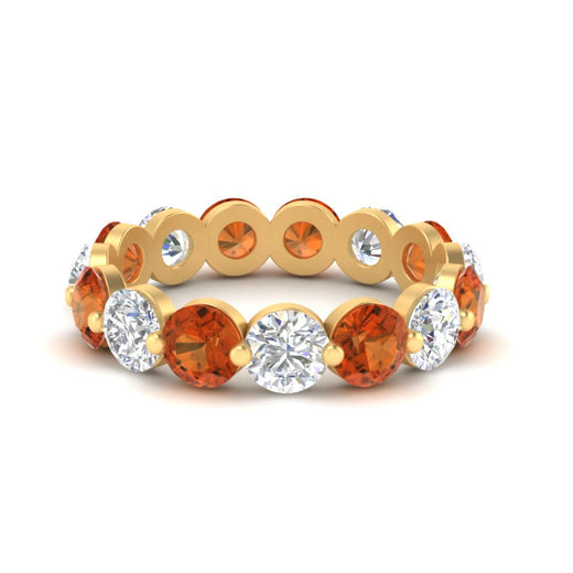 5 Ct Round Cut Diamond Eternity Ring Common Prong
