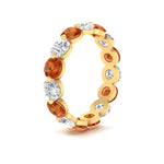 Load image into Gallery viewer, 5 Carat Diamond Eternity Ring Single Prong