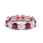 Load image into Gallery viewer, 5 Carat Diamond Eternity Ring Single Prong