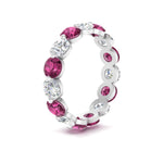 Load image into Gallery viewer, 5 Carat Diamond Eternity Ring Single Prong