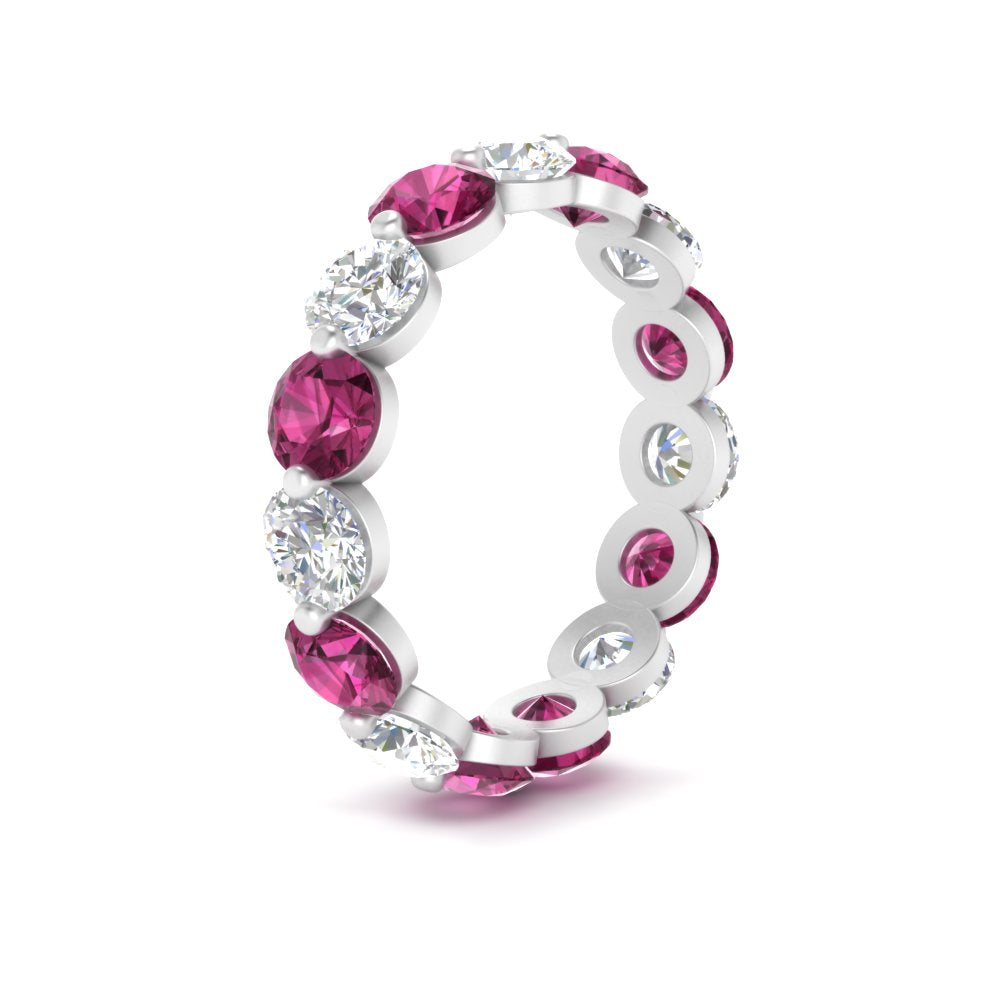 5 Carat Diamond Eternity Ring Single Prong