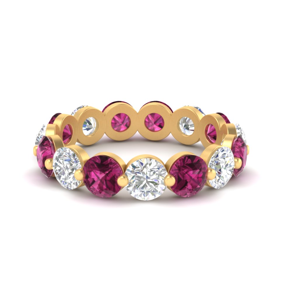 5 Carat Diamond Eternity Ring Single Prong