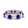 Load image into Gallery viewer, 5 Ct Round Cut Diamond Eternity Ring Common Prong