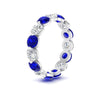 Load image into Gallery viewer, 5 Ct Round Cut Diamond Eternity Ring Common Prong
