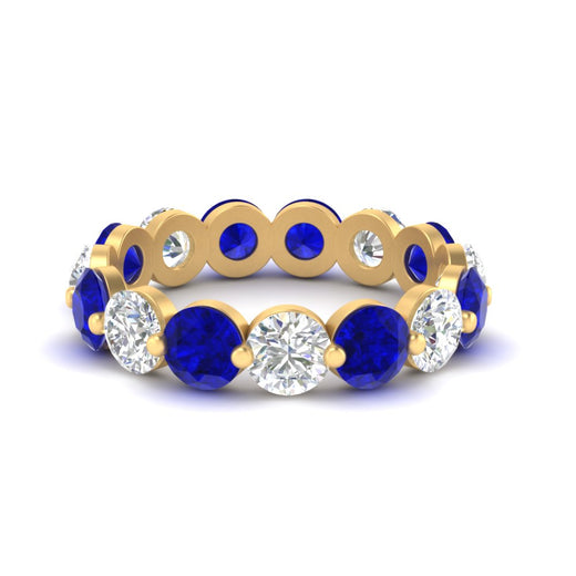 5 Ct Round Cut Diamond Eternity Ring Common Prong