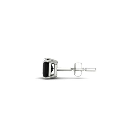 5 Carat Square Cut Mens Earring