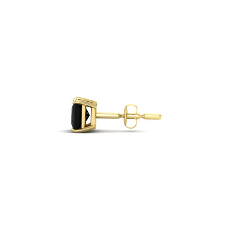 5 Carat Square Cut Mens Earring